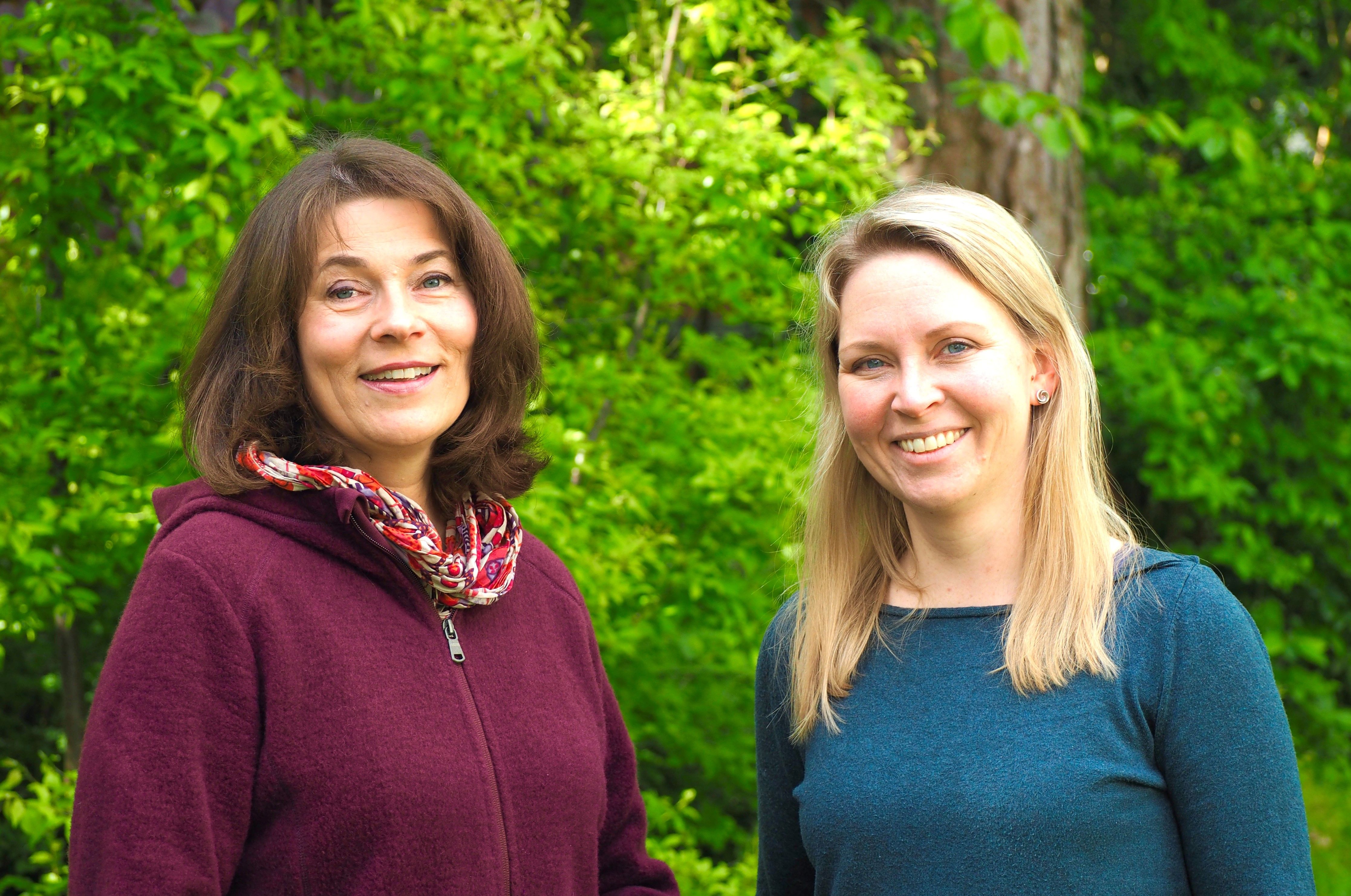 l.: Pfrin. Rauh; r.: Pfrin. Zinnkann